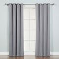 Home Fashion Basic Thermal Insulated Blackout Curtains - Antique