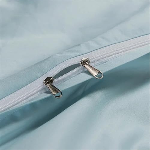 Bedding Set Luxury Embroidered Duvet Cover Set 4 Piece Nordic Solid