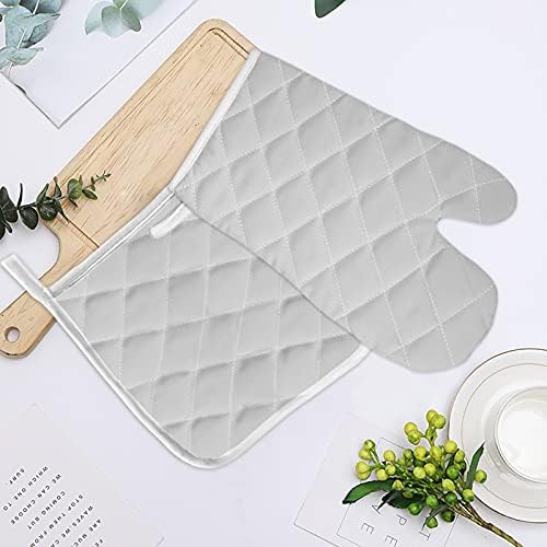 Set of Oven Mitt and Pot Holder Solid Color Kitchen Oven and Hot Pads