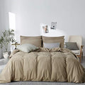 5 Piece Duvet Cover Set-100% Natural Cotton Quality Ultra Soft and