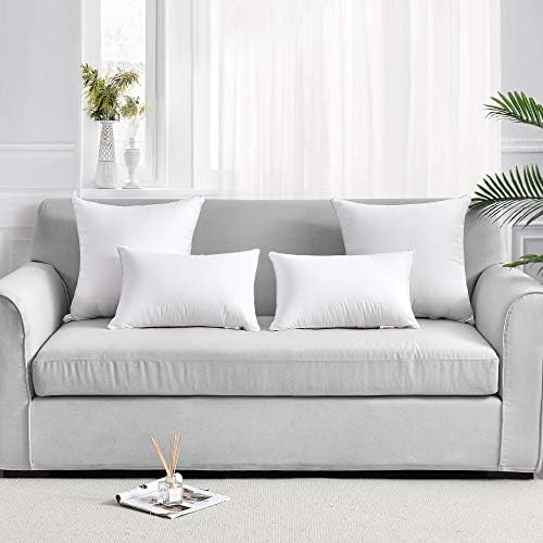 FAVRIQ 12 x 20 Throw Pillow Inserts (Set of 2), Rectangle Interior