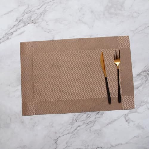 Beydodo Dinner Placemats Set of 10, Placemats for Kitchen Vinyl 18x12