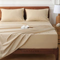 HYPREST Deep Pocket Sheets King Size 100% Cotton Extra Deep 18"-24"