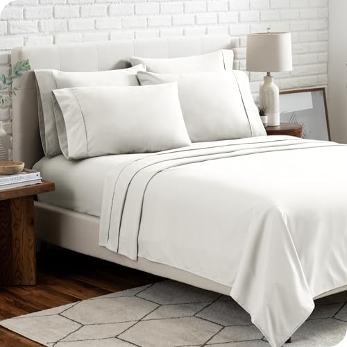 Bare Home Hotel Luxury King Sheet Set, Extra Soft - 6 Piece Set - Deep