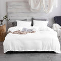1 Piece Button Closure Duvet Cover Set with White Buttons, Soft & Easy