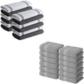 Infinitee Xclusives Premium Kitchen Towels - Grey [Pack of 12] 100%