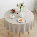Linen World Linen Tablecloth,100% French Linen Round Tablecloth 70"