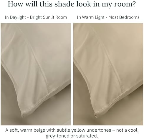 California Design Den 100% Egyptian Cotton 2-Pack King Pillowcase