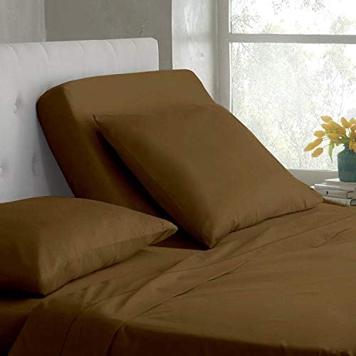 Shreem Linen 100% Giza Egyptian Cotton 4 Piece Flex Head King Sheet