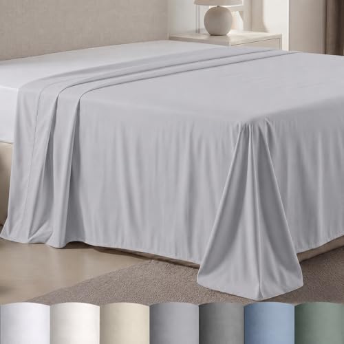 Luxury 100% Egyptian Cotton Full XXL Size 1PC Flat Sheet Only- 600TC