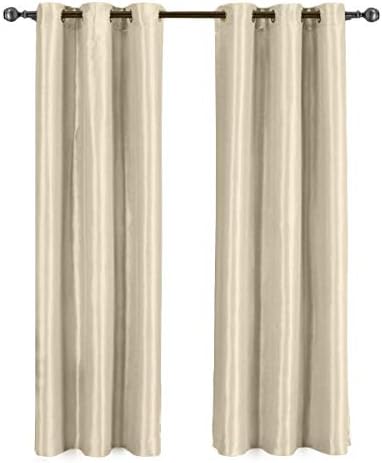 Royal Hotel Soho Blackout Curtains, 42 x 108, 2 Panels, Beige