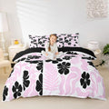 Castle Fairy Modern Pink Duvet Cover King Size for Man Girl Adult Room
