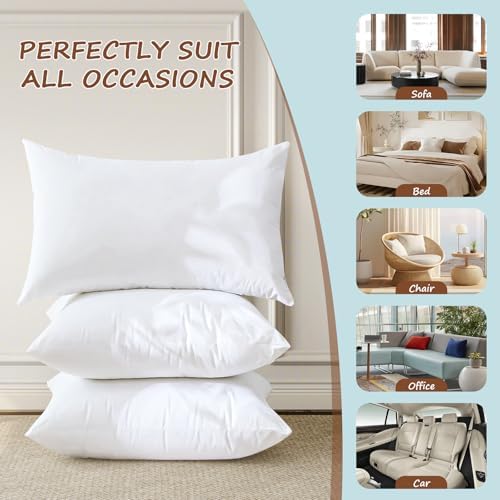 Artscope Synthetic Down Pillow Insert, 20x20 Throw Pillow Inserts Set