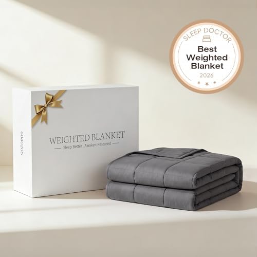 RJOP Cooling Weighted Blanket for Adults (20lbs, 60"x80") Heavy