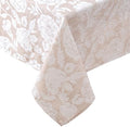 Laura Ashley Wrinkle Resistant Annaleigh Tablecloth, 60" x 84", Taupe