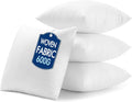 MIULEE 20x20 Inch Pillow Inserts Pack of 4 - Textured Woven Fabric