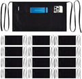 Dreamology 12 Pack Server Aprons with 3 Pockets, Black Server Apron