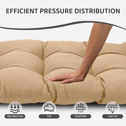 Yddsky 3Pcs Wicker Chair Cushion Sets for Patio