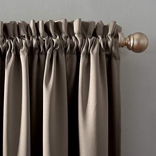 Sun Zero Oslo Theater Grade Extreme Total Blackout Rod Pocket Curtain