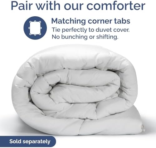 Queen Pillow Cases Set of 2 with Duvet Cover - Hotel Quality