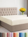 Queen Fitted Sheet - Single Fitted Sheet Only - Deep Pockets - Off