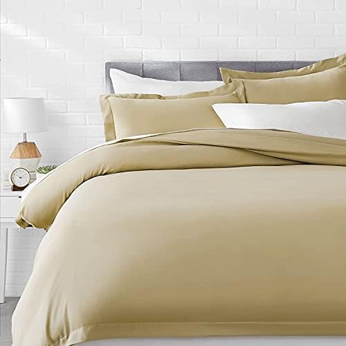 400 TC - 100% Egyptian Cotton Duvet Cover Set with Zipper Closure with