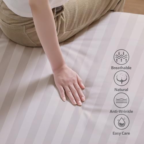2 Pack 600 Thread Count 100% Egyptian Cotton Fitted Sheet Only, Queen