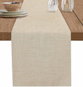 DecorLovee Vintage Cream Table Runners 108 Inches Long, Farmhouse