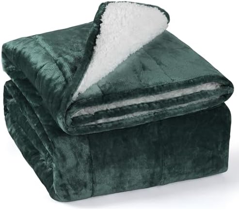 Alomidds Weighted Blanket Queen Size 15lbs 60 x 80 inches,Adult