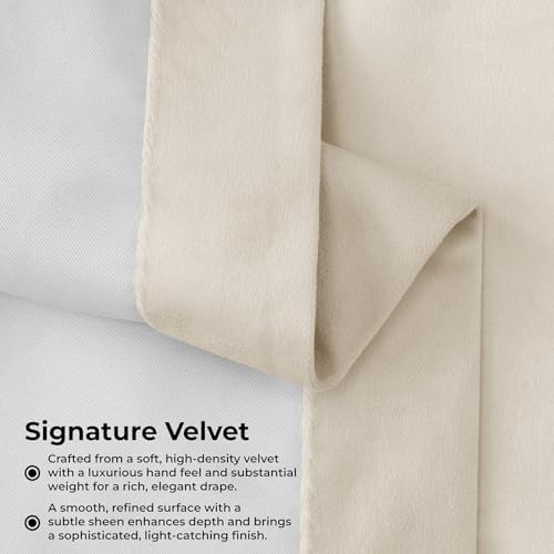 HPD Half Price Drapes Signature Velvet Thermal Blackout Curtains for