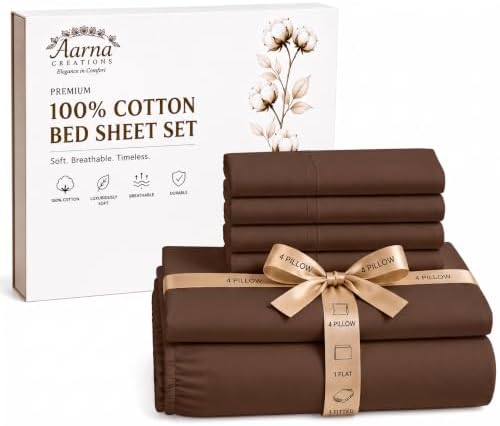 King Sheet Set 1000 Thread Count 100% Cotton, 6 Piece Hotel Bedding
