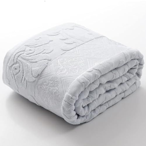 Soft Comfy Breathable Cotton Blanket,Solid Color Bed Blanket Full Size