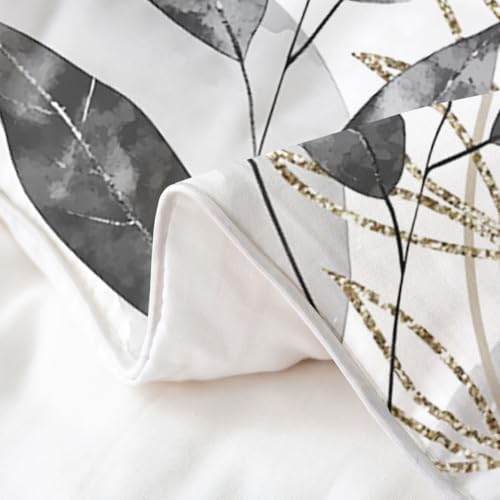 Erosebridal Gray Boho Mid Century 100% Cotton Duvet Cover Full