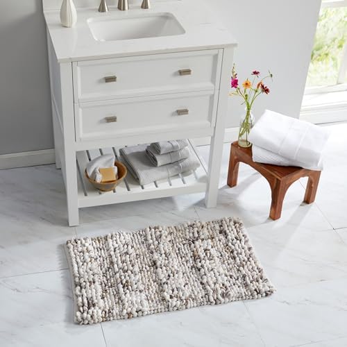 Market & Place Luxury Plush Bath Rugs, Ultra Soft and Absorbent