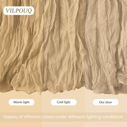 15Pack Beige Table Runner 17x108inch Cheesecloth Table Runner