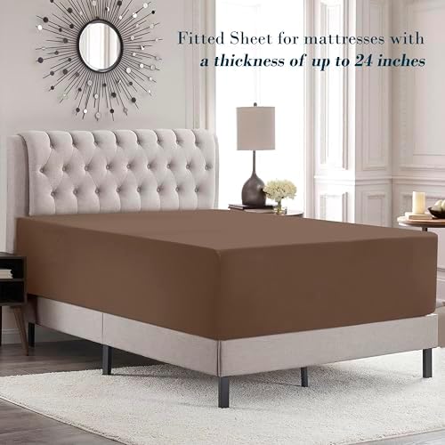 Mocassi Full Size 4-Piece Bed Sheet Set - 1800 Premium Hotel Quality