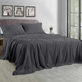 4 PC BedSheet Set 100% Cotton Super Soft & Breathable Bed-in-A-Beg