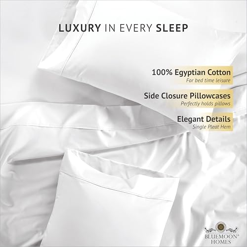 100% Egyptian Cotton 1000 Series High Thread Count Sheets Full Size