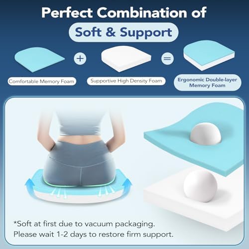 Chair Cushions for Dining Chairs, Non Slip Chair Pads with Ties and