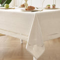 Deep Dream Rustic Rectangular Tablecloth, Linen-Style Table Cloth with