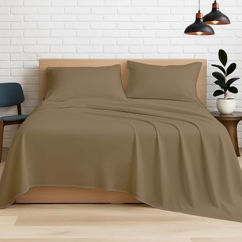 Luxury Egyptian Cotton Sheets Full Size, Deep Pocket Fitted Sheet Fits