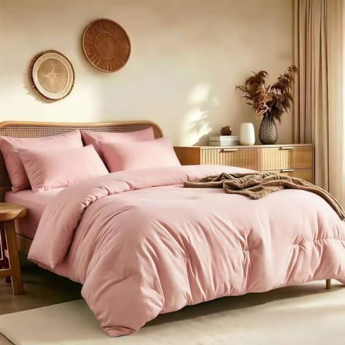 Twin Comforter Set Prewashed Lightweight Quilted Bedding for All