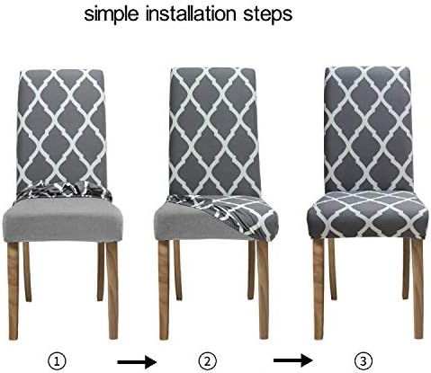 Stretch Dining Chair Covers Removable Washable Seat Parson Chair