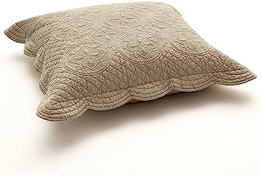Calla Angel Sage Garden Luxury Pure Cotton Matelasse Quilted Pillow