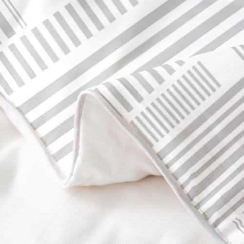Feelyou Striped Duvet Cover 100% Cotton King Size