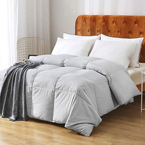 Feathers Down Comforter Twin,Medium Warm All-Season Duvet Insert