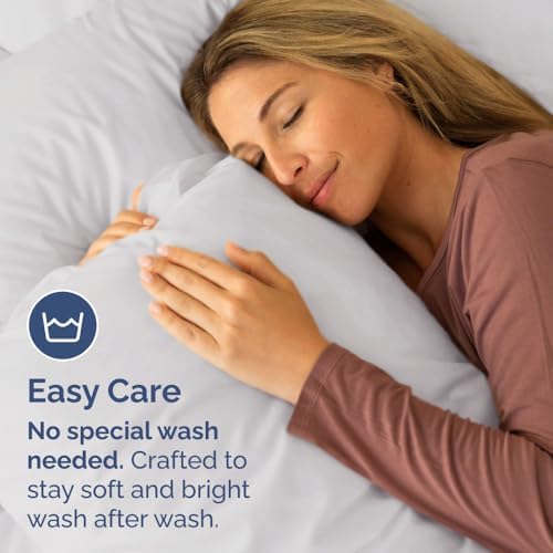 Standard Pillow Cases - 4 Pack Pillowcase Covers - 20" x 26"