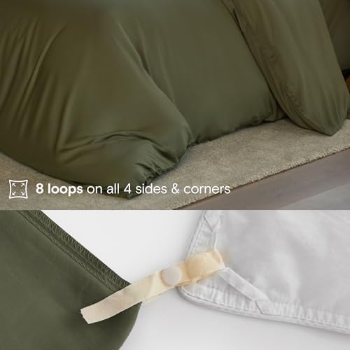 DOZ Duvet Cover Set, 100% Viscose derived from Bamboo, Organically