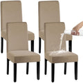 Waterproof Dining Chair Covers, Removable Washable Jacquard Slipcover