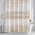 Khaki Shower Curtain 84 inches Extra Long Abstract Light Beige Ombre
